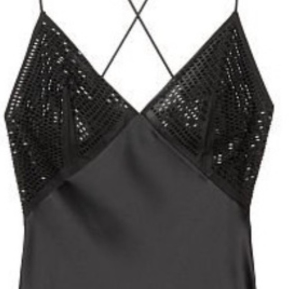 Victoria's Secret Black Satin Slip Dress - Picture 4 of 7